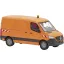 Busch 53407 H0 Személygépkocsi modell Mercedes Benz Sprinter rövid tengelytáv/lapos tető, narancssárga