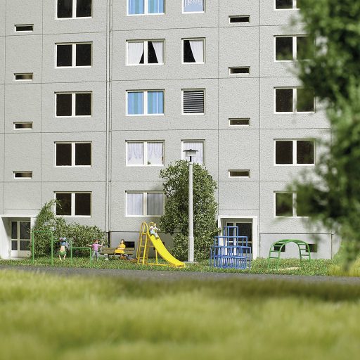 Busch H0 Akciókészlet játszótér Építőkészlet