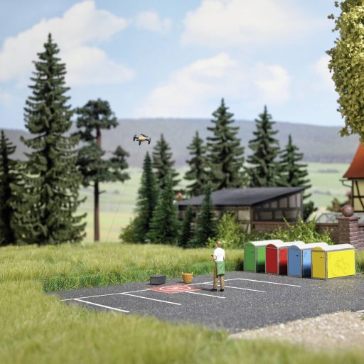 Busch H0 Akciókészlet őzgida-mentés Építőkészlet