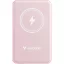 Verbatim Charge n Go Magnetic Wireless Powerbank 5000 mAh Fast Charge, Quick Charge 3.0, Power Delivery 3.0, Adaptive Fast Charge LiPo USB-C® Rózsaszín