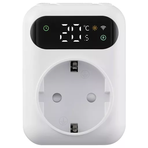 Sygonix SY-6824096 Univerzális termosztát Köztes dugó Heti program 1 db