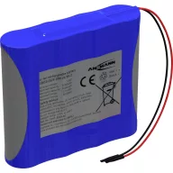   Ansmann 2S2P Akkupack 4x 18650 Kabel Li-Ion 7.2V 5200mAh Akkucsomag Cellaszám: 4 Lítiumion 7.2 V 5200 mAh