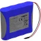 Ansmann 2S2P Akkupack 4x 18650 Kabel Li-Ion 7.2V 5200mAh Akkucsomag Cellaszám: 4 Lítiumion 7.2 V 5200 mAh