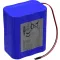 Ansmann 3S2P Akkupack 6x 18650 Kabel Li-Ion 10.8V 5200mAh Akkucsomag Cellaszám: 6 Lítiumion 10.8 V 5200 mAh