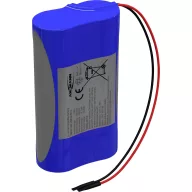   Ansmann 1S2P Akkupack 2x 18650 Kabel Li-Ion 3.6V 5200mAh Akkucsomag Cellaszám: 2 Lítiumion 3.6 V 5200 mAh