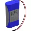 Ansmann 1S2P Akkupack 2x 18650 Kabel Li-Ion 3.6V 5200mAh Akkucsomag Cellaszám: 2 Lítiumion 3.6 V 5200 mAh