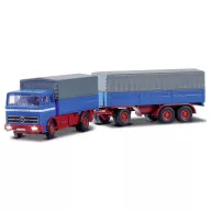  Carson Modellsport 500504157 MB 1620 Plane mit Anhänger 1:87 RC modellautó Elektro Teherautó Akkuval, töltőkészülékkel és adóakkukkal