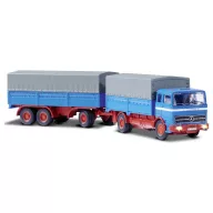   Carson Modellsport 500504157 MB 1620 Plane mit Anhänger 1:87 RC modellautó Elektro Teherautó Akkuval, töltőkészülékkel és adóakkukkal