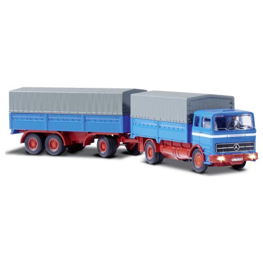 Carson Modellsport 500504157 MB 1620 Plane mit Anhänger 1:87 RC modellautó Elektro Teherautó Akkuval, töltőkészülékkel és adóakkukkal