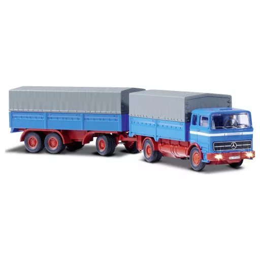 Carson Modellsport 500504157 MB 1620 Plane mit Anhänger 1:87 RC modellautó Elektro Teherautó Akkuval, töltőkészülékkel és adóakkukkal