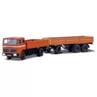   Carson Modellsport 500504159 MB 1620 Plane mit Anhänger 1:87 RC modellautó Elektro Teherautó Akkuval, töltőkészülékkel és adóakkukkal