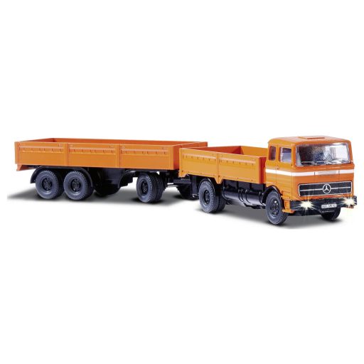 Carson Modellsport 500504159 MB 1620 Plane mit Anhänger 1:87 RC modellautó Elektro Teherautó Akkuval, töltőkészülékkel és adóakkukkal