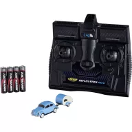   Carson Modellsport 500504148 VW Käfer mit Anhänger 1:87 RC modellautó Elektro Közúti modell Akkuval, töltőkészülékkel és adóakkukkal