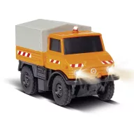   Carson Modellsport 500504125 MB Unimog U406 Kommunal 1:87 RC modellautó Elektro Teherautó Akkuval, töltőkészülékkel és adóakkukkal