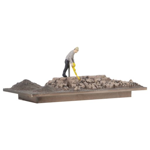 Faller H0 Építőipari munkás kompresszorral Festett, Álló