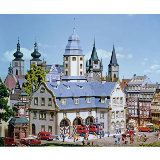 Faller 191835 H0 Városháza tűzoltósággal