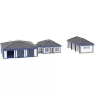 Faller 231725 N THW épület járműcsarnokkal