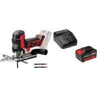   Einhell Akkus beszúrú fűrész 4321265+4512042 akkuval, Töltővel 4.0 Ah