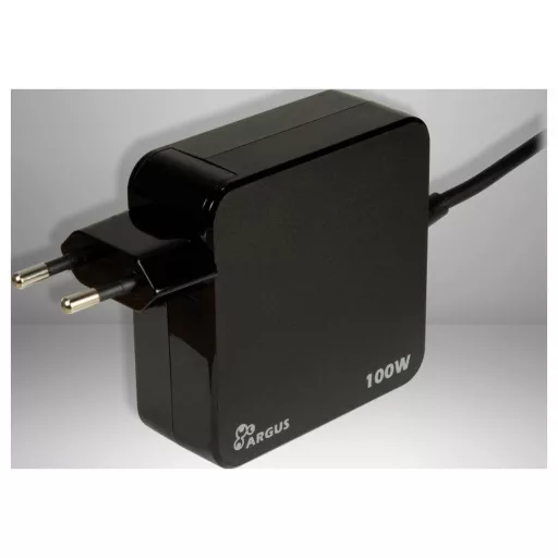 Inter-Tech PD-2100 USB-s töltőkészülék 100 W Fekete Beltér