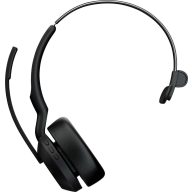   Jabra Evolve2 55 Link 380/390a UC Mono On Ear headset Bluetooth® Mono Fekete Noise Cancelling, mikrofon zajelnyomás Mono Számítógép