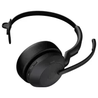   Jabra Evolve2 55 Link 380/390a UC Mono On Ear headset Bluetooth® Mono Fekete Noise Cancelling, mikrofon zajelnyomás Mono Számítógép