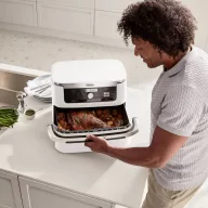   Ninja Foodi FlexDrawer AF500EU Forrólevegős fritőz 10.4 l 2.47 kW Fehér
