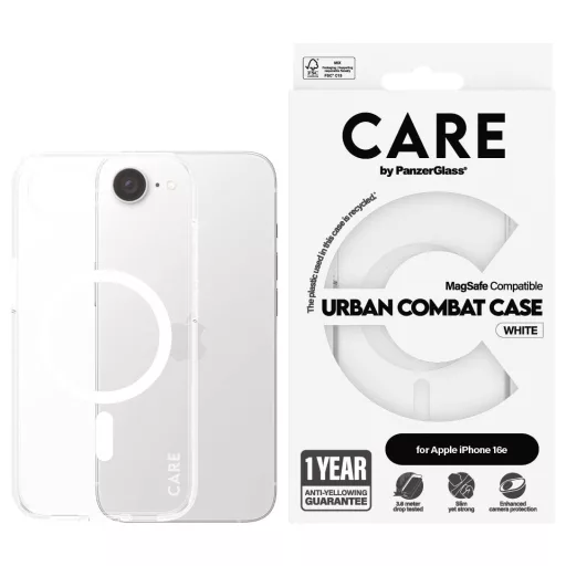 PanzerGlass Flagship Urban Combat Case Apple iPhone 16e MagSafe kompatibilis, Ütésálló CRRTPUCG29845