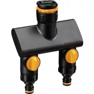   Fiskars 1070577 Comfort 2 utas elosztó Szabályozó szeleppel