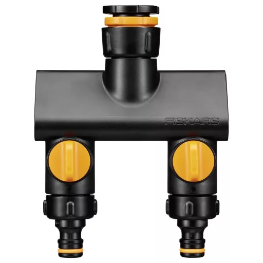 Fiskars 1070577 Comfort 2 utas elosztó Szabályozó szeleppel
