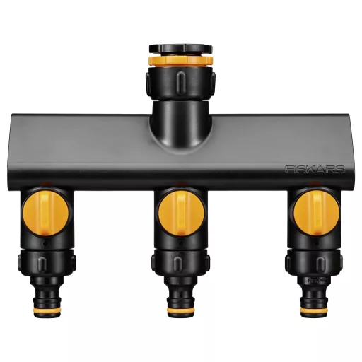 Fiskars 1070578 Comfort 3 utas elosztó Szabályozó szeleppel