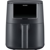  Severin FR 2461 Forrólevegős fritőz 4 l 1300 W Időzítő funkció, Kijelzővel Fekete