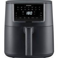   Severin FR 2462 Forrólevegős fritőz 7 l 1700 W Kijelzővel, Tapadásmentes bevonat Fekete