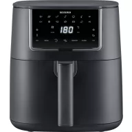   Severin FR 2462 Forrólevegős fritőz 7 l 1700 W Kijelzővel, Tapadásmentes bevonat Fekete
