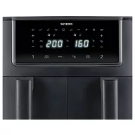   Severin FR 2463 Forrólevegős fritőz 8 l 2600 W Időzítő funkció, Kijelzővel Fekete