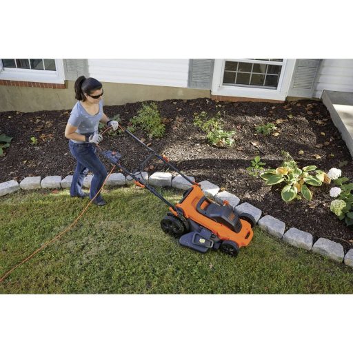 Black & Decker Elektromos Fűnyíró Vágási magasság állítással, Mulcsozó funkció 2000 W Vágási szélesség (max.) 48 cm