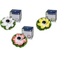   FIAP 3206-5 SOLAR ACTIVE WaterLily 3er SET Napelemes dekorációs világítás 3 részes készlet LED Fixen beépített LED-es Fehér, Sárga, Piros
