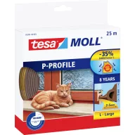   tesa P-Profil 05391-00101-02 Tömítőszalag tesamoll® Barna (H x Sz) 25 m x 9 mm 25 m