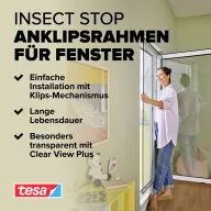   tesa Insect Stop 55360-00002-00 Légyfogó rács (Sz x Ma) 1.2 m x 2.4 m Antracit 1 db