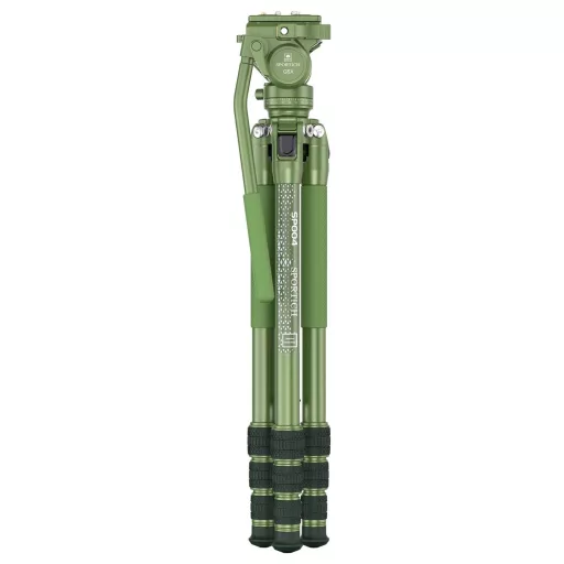SIRUI Europe Sirui Sportich SP004 + G5X Háromlábú állvány 1/4 col Munkamagasság=16 - 149 cm Zöld Táskával