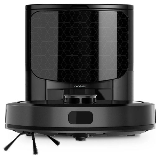 Nedis WIFIVCL002CBK Porszívó és felmosó robot Fekete Kompatibilis az Amazon Alexa-val, Kompatibilis Google Home-mal, Hangvezérelt, Alkalmazás vezérelt
