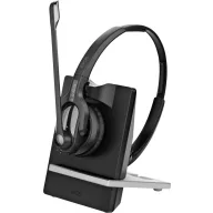   EPOS IMPACT D 30 Phone On Ear headset Vezeték nélküli, DECT Stereo Fekete Headset, Hangerő szabályozás Telefon