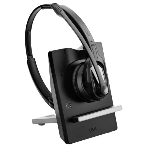EPOS IMPACT D 30 Phone On Ear headset Vezeték nélküli, DECT Stereo Fekete Headset, Hangerő szabályozás Telefon