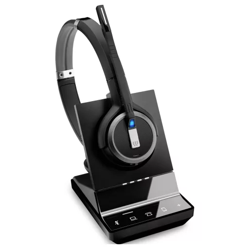 EPOS IMPACT SDW 5065 On Ear headset Vezeték nélküli, DECT Stereo Többszínű Noise Cancelling, mikrofon zajelnyomás Telefon