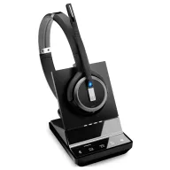   EPOS IMPACT SDW 5066T On Ear headset Vezeték nélküli, DECT Stereo Fekete Noise Cancelling, mikrofon zajelnyomás Telefon