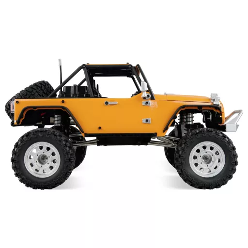Amewi Hyper Go SC+ Scale Crawler FOC 1:12 Brushless RC kezdő modellautó Elektro Crawler 4WD RtR 2,4 GHz Fényeffekttel