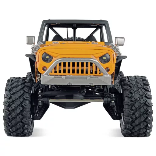 Amewi Hyper Go SC+ Scale Crawler FOC 1:12 Brushless RC kezdő modellautó Elektro Crawler 4WD RtR 2,4 GHz Fényeffekttel