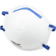   Wolfcraft 4946000 Finom por ellen védő maszk szelep nélkül FFP2 D 15 db EN 149:2001 + A1:2009
