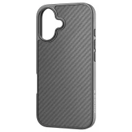   Black Rock Cover Robust Carbon für Apple iPhone 16, Schwarz Cover Apple iPhone 16 Fekete 1600RRC02