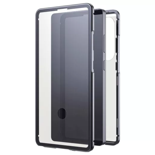 Black Rock Cover 360° Glass für Samsung Galaxy S25 Ultra, Schwarz Cover Samsung Galaxy S25 Ultra Fekete, Átlátszó 00229679
