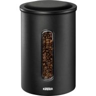   Xavax Kaffeedose für 1,3kg Bohnen o. 1,5kg Pulver, luftdicht, aromadicht, Schwarz 00111262 Szemeskávé tartó